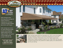 Tablet Screenshot of kohlerawning.com